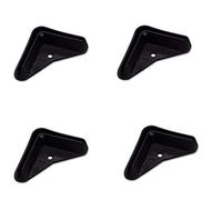 4 pz PIEDINO PER MONTANTE ANGOLARE SCARPETTA PLASTICA PER SCAFFALE mm. 35x35