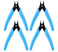 4 Pz Pinze per Taglierine di Precisione, Tronchesino Modellismo Elettronica, Taglierino di Precisione Piccolo, Tronchese per Ferro Filo, Tronchesi Diagonali, Tronchesina a Taglio Laterale