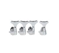 4 pz Pioli per Basso Sigillati Chiavi di Accordatura Meccaniche Accordatori 2L2R/4L/4R Per Basso a 4 Corde Piroli Per Accordatura Per Chitarra (Color : Chrome 4L)