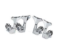 4 pz Pioli per Basso Sigillati Chiavi di Accordatura Meccaniche Accordatori 2L2R/4L/4R Per Basso a 4 Corde Piroli Per Accordatura Per Chitarra (Color : Chrome 2R2L)