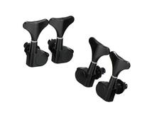 4 pz Pioli per Basso Sigillati Chiavi di Accordatura Meccaniche Accordatori 2L2R/4L/4R Per Basso a 4 Corde Piroli Per Accordatura Per Chitarra (Color : Black 2R2L)