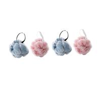 4 Pz Pouf in Rete Soffio Da Bagno Scrubber Per Il Corpo Luffa Loufa Lavaggio Del Corpo Per Le Donne Spugna Da Luffa Corpo Esfoliante Salvietta Da Bagno Mancare Terme