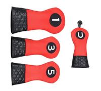 4 Pz PU Golf Ferro Headcover Golf Club Covers Putter Protezione Testa Proteggere Coperture Per Driver Testa Putter Guardia Protettiva