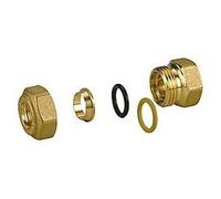 4 PZ R180M RACCORDO DIRITTO FILETTATO MASCHIO PER RAME R180MY122 3/4 x 20