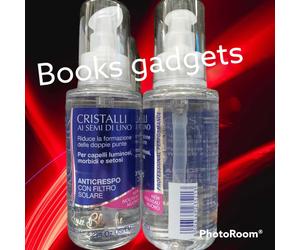 4 pz Renèe Blanche Cristalli ai Semi di Lino x Capelli Anticrespo Filtro Solare