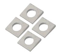 4 Pz Rondelle M16 2-7.3mm Argento