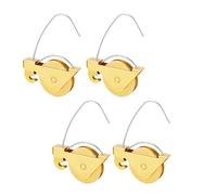 4 Pz Rulli per Porta Scorrevole, Durevoli 1-1/4 Pollici Ruota di Tensione a Molla per Porta Scorrevole Con Cuscinetto a Sfera in Acciaio Compatibile con le Porte Scorrevoli KDEX20 Series KD