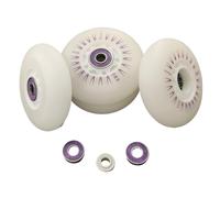 4 pz Ruota di Pattinaggio LED Flash Pattini A Rotelle Ruote 72 76mm 80mm Pneumatico da Slalom per Pattini a rotelle e Pattini Fitness(76mm Colorful ILQ11)