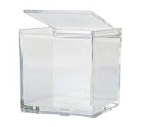 4 pz scatole bomboniere trasparenti plexiglass 12x12x12 cm cubo elegante automon