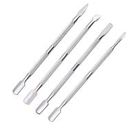 4 Pz/set Acciaio Doppio Ended Cuticola Pusher Morta di Rimozione Della Pelle Manicure Cleaner Cura unghie arte strumento Tutto per manicure set