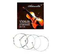 4 pz/set di corde per violino classico colore argento corda nucleo in acciaio nichelato palla per testa per strumenti corde set dominante