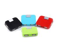 4 pz/set Piccolo Hub USB 4 Port Expander Pieghevole Adattatore di Forma Quadrata Per Computer Portatile E Accessori Del Computer Veloce Hub USB Velocità