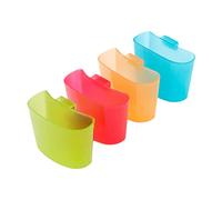 4 Pz/set Porta Bustina di Tè Appende Proprio Sul Lato Della Tazza Europea Biscotto Stand Semplice Colori Della Caramella Appeso Porta Bustina di Tè