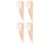 4 pz/set separatore alluce alluce alluce correttore pad distanziatori alluce valgo cuscini protezione per attrito e pressione