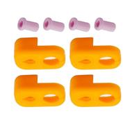 4 Pz/set Stampante di Protezione Adattatore di Montaggio Ceramica Feed Gola Guard per X1C P1P P1S Accessori Stampante Ceramica Adapter Protector