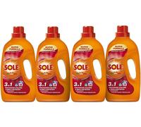 4 pz Sole Detersivo Lavatrice Proteggi Colore con Formula 3 IN 1, 1305 ml