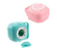 4 Pz Spazzola Da Bagno Corpo in Silicone Esfoliante Spazzola Per Massaggio Da Bagno Pelle Esfoliante Spazzola Per Il Corpo Da Bagno Gel Di Silice Shampoo Ciglio Sambuco