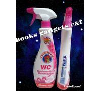 4 pz Spray Chante Clair Chanteclair WC Bagno Schiumattiva Candeggina 625ml