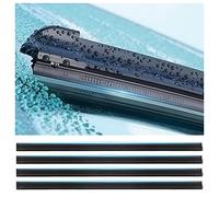 4 PZ Strisce per Lamelle di Tergicristalli da 65 cm per Auto,Gomma Spazzole tergicristallo per Rimuovere Acqua e Detriti,Set di Lamelle di Tergicristallo per Auto Camion SUV (4Pezzi)