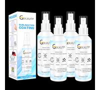 4 pz Sublimazione Spray per Camicie di Cotone, Sublimazione Rivestimento Spray per T-Shirts