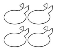 4 pz supporti da appendere in ferro per piante da parete per bonsai da interno e