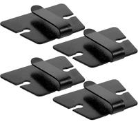 4 pz Supporto per microfono per auto Clip in metallo per microfono a mano Clip per Ic-2720h Ic-2820h Tm241 Dr635 Ganci di fissaggio per autoradio compatibili Accessori per microfono automobilistico