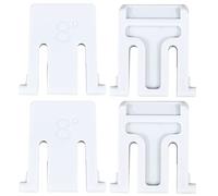 4 Pz Supporto Tastiera Tastiera Piedi Gambe Supporto Tastiera Kit di Ricambio per Logitech K200 K260 K270 K275 Tastiera (bianco)