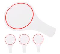 4 Pz tabellone segnapunti paletta voto giuria lavagnette cancellabili whiteboard tabellone dei giochi paddle cancellabili a secco a doppia faccia numero Gomma gonna il alunno