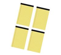 4 Pz Taccuini tascabili Carta da Scrittura a righe Pad Scratch Book Strappabile Legale Forniture per ufficio Strappabile Legale Foderato Pad Pocket Notepad Scrittura