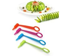 Leddy Living 4 PZ Taglia Verdure a Spirale, Taglierina per Verdure a Ricciolo, Adatto per Frutta e Verdura Creativa a Twist, Carota, Zucchina, Cetriolo, Mela, Patata