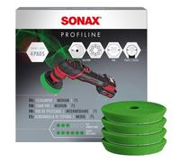 Sonax 700498500PZ 4 pz Tampone in spugna media per lucidatrici Ø 75 mm