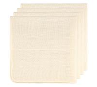 4 Pz Tessuto Filtrante Cotone Naturale, Riutilizzabile Filtro Tessuti, Panni in Mussola per Cucinare, 50 x 50 cm Filtro in Tessuto per Formaggio Lavabile per Scolare, Cucinare, Burro