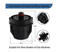 4 Pz Ugello E Diffusore Assemblaggio Per Macchina Soda Interno Esterno