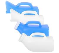 4 Pz Vaso Da Notte Per Orinatoio Bottiglia Di Maschile Brocca Di Bottiglia Per Orinatoio Da Uomo Bottiglia Padelle Wc Mobile Toilette Uso Quotidiano Plastica