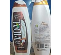 3 pz Vidal Bagnoschiuma Almond & Karitè 500ml Burro Karitè e Olio di Mandorla