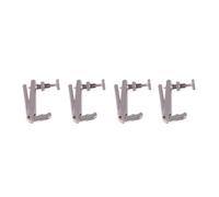4 pz Violino Fine Tuner Regolatore di Rame In Lega di Nichel Per 3/4 4/4 Dimensioni Accessori Per Violino accessori per violino (Color : Silver)