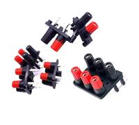 4 Pz WP2 WP4 WP6 Banana Binding Post Presa 10A Terminale a Molla Interruttore Cablaggio Esterno Martinetti Dritto/Piegare Spille Connettore(2P Straight Pin)