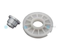 4 Pz. You.S Originale Elec. Alzacristalli Puleggia L R per VW Transporter V