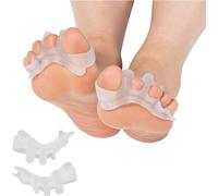 4 Raddrizza Dita Dei Piedi, per alluce valgo in Separatore protezione per l'avampiede in distanziatori, separatore per alluce distanziatore di correzione per dita sovrapposte