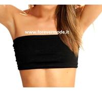 4 Reggiseni donna C&C a fascia in morbida microfibra senza cuciture art. C329
