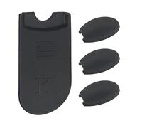 4 rialzi per chiave del sassofono Yootones con cuscinetto per pollice, compatibili con accessori per sassofono contralto tenore (nero)