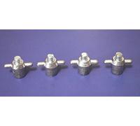 4 Ricarica Pali Con Orecchie Per Lato Terminal Batterie Deka East Penn 3/8