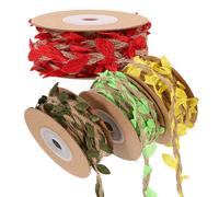 4 Rolls Corda Di Canapa Decorativa Per Avvolgimento Floreale Sottile