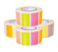 4 Rolls Etichette Adesive Colorate Per Organizzare Ed Etichettare