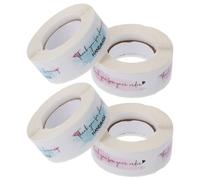 4 Rolls Etichette Ringraziamento Adesivi Aziendali Del Pacchetto