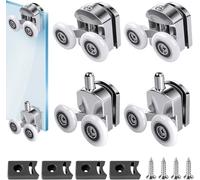 4 rotelle di ricambio per porta della doccia, diametro 23mm (23 mm-4 pezzi)