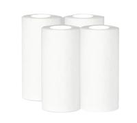 4 Rotoli Carta per Stampante Termica, A4 Carta Termica Stampabile,Mini Stampante Adesivi,Asciugatura Rapida, Perfetta per la Stampa di Documenti e Foto,Bianco,56 * 28mm