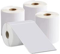 4 rotoli da 4" x 6" (100 mm x 150 mm) per indirizzi postali (250 fogli/rotoli)
