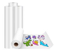 4 Rotoli di Carta Bianca, 44cm x 10m, Ideale per Studio, Tavola e Regalo (4 Pezzi)