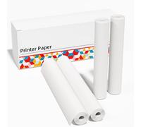4 Rotoli di Carta Termica A4 per Stampante M832, Compatibile con Phomemo Itari MUNBYN JADENS HPRT, per Stampa Continua